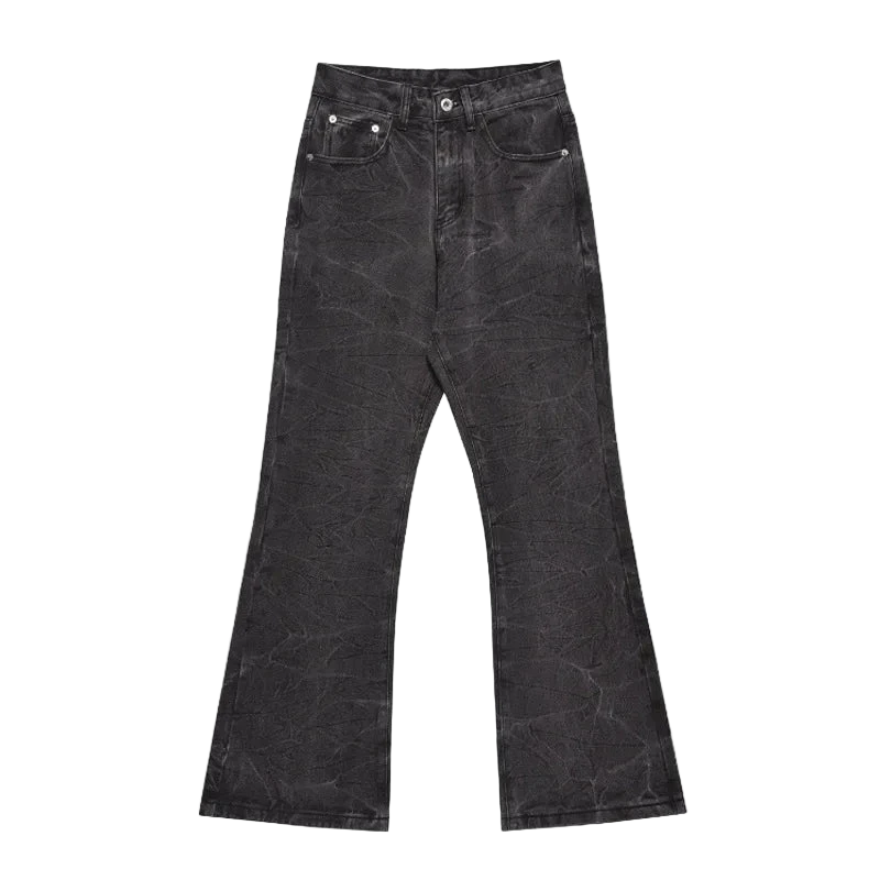 Flare Washed Jeans (Black Edition)
