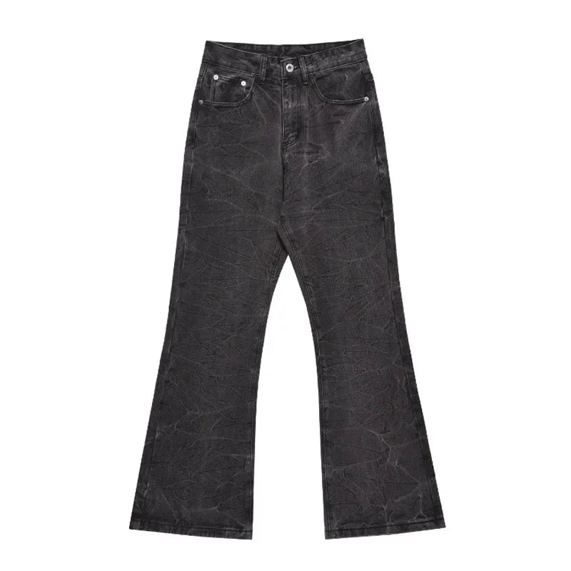 Flare Washed Jeans (Black Edition)