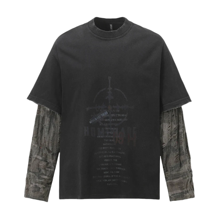 Long Sleeve Double Smoke